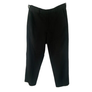 Bundle Of Two Pairs of Edwards Garments Pleated Black Dress Pants Work Slacks
